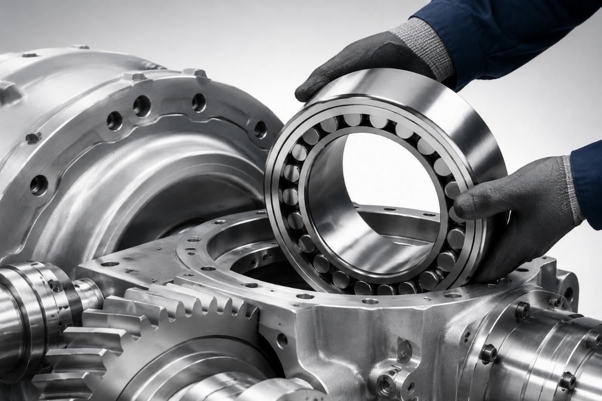 Bearing replacement process in wind turbine gearbox application Wind Energy Gearbox Bearing Installation