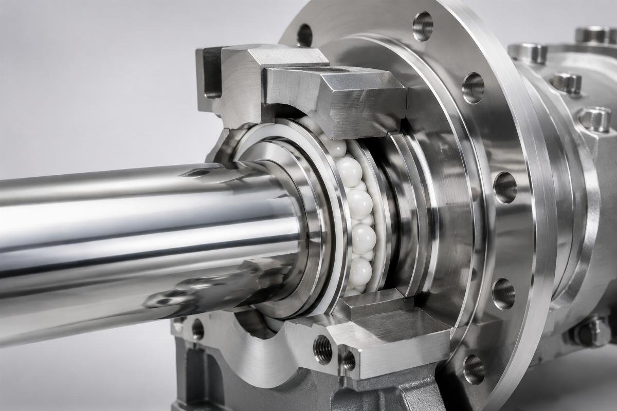 Ceramic bearing installation in marine propulsion system Ceramic bearing installation in marine propulsion system